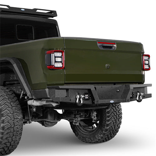 Mid Width Front Bumper & Rear Bumper(20-25 Jeep Gladiator JT)-LandShaker