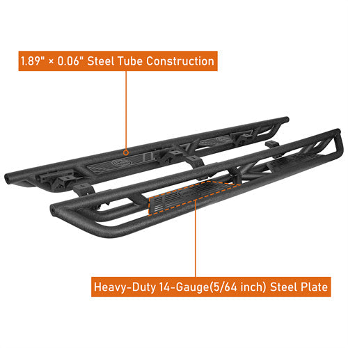 Mid Width Front Bumper / Rear Bumper / Running Boards(20-25 Jeep Gladiator JT)-LandShaker