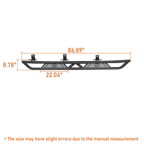 Mid Width Front Bumper / Rear Bumper / Running Boards(20-25 Jeep Gladiator JT)-LandShaker