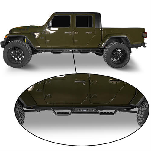 Mid Width Front Bumper / Rear Bumper / Side Steps Nerf Bars(20-25 Jeep Gladiator JT)-LandShaker
