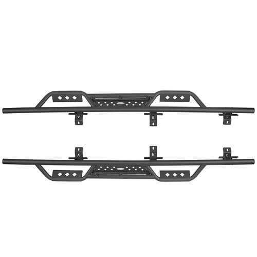 Mid Width Front Bumper / Rear Bumper / Side Steps Nerf Bars(20-25 Jeep Gladiator JT)-LandShaker