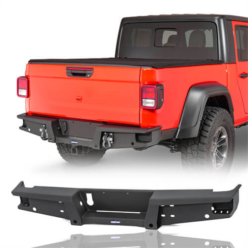 Mid Width Front Bumper / Rear Bumper / Side Steps Nerf Bars(20-25 Jeep Gladiator JT)-LandShaker