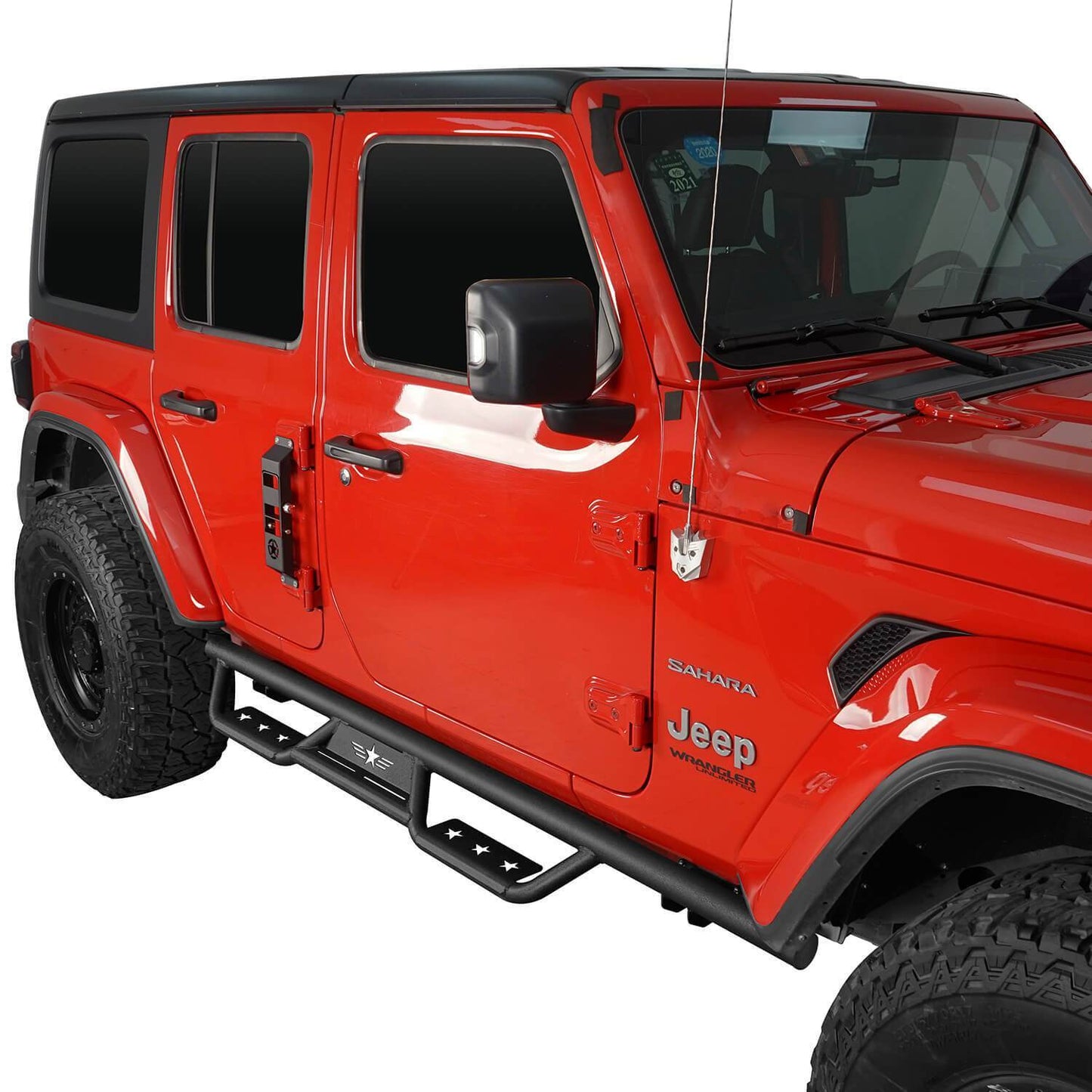 Mid Width Front Bumper & Side Steps(18-25 Jeep Wrangler JL 4 Door)-LandShaker