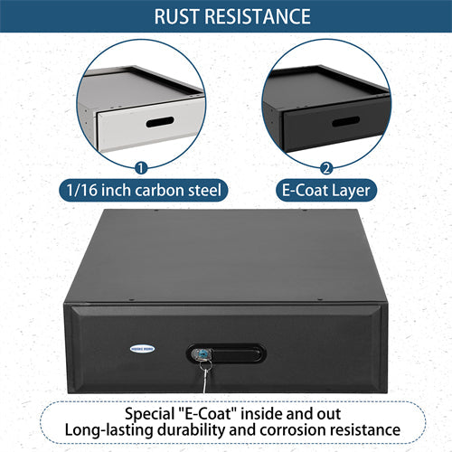 Modular Additional Drawer For 2015-2025 Jeep Wrangler JK & JL 4-Door & 2021-2025 Ford Bronco 4-Door - Landshaker4x4