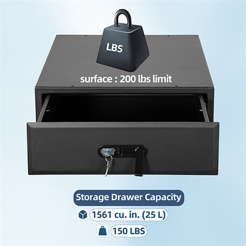 Modular Additional Drawer For 2015-2025 Jeep Wrangler JK & JL 4-Door & 2021-2025 Ford Bronco 4-Door - Landshaker4x4