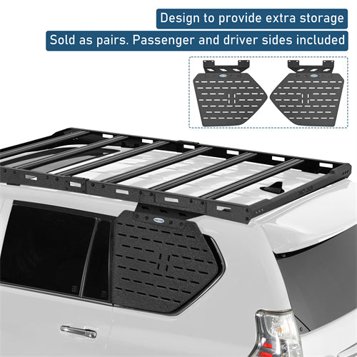Rear Window Exterior Storage Panel Molle Panel Kit For 2010-2023 Lexus GX460 - Landshaker4x4