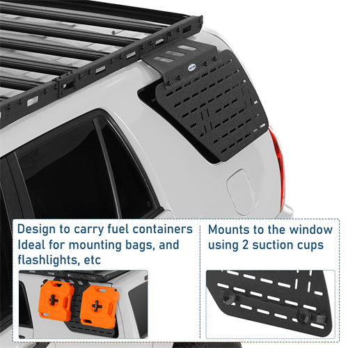 Rear Window Exterior Storage Panel Molle Panel Kit For 2003-2009 Toyota 4Runner - Landshaker4x4
