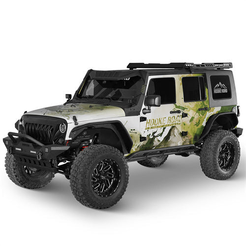 Nerf Bars Slider Running Boards Rocker Guard(07-18 Jeep Wrangler JKU)-LandShaker