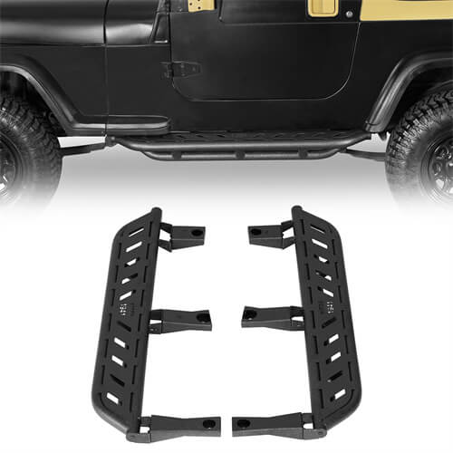Off-road Nerf Side Step Bars For 1987-1995 Jeep Wrangler YJ- LandShaker