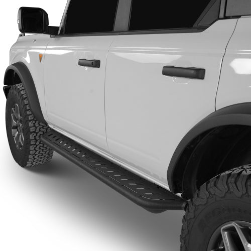 Nerf Side Step Bars Running Boards (21-22 Ford Bronco  4-Door) - LandShaker