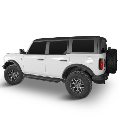 Nerf Side Step Bars Running Boards (21-22 Ford Bronco  4-Door) - LandShaker