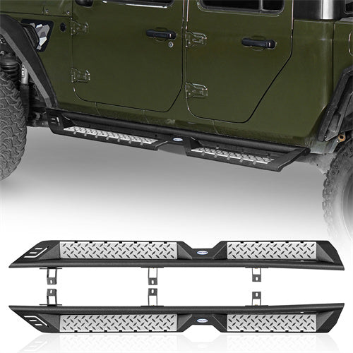 Nerf Side Step Bars Running Boards (20-25 Jeep Gladiator JT) - LandShaker