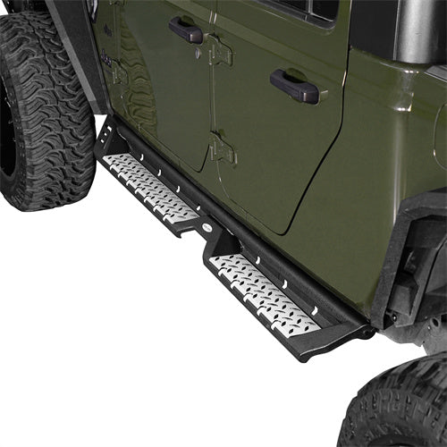Nerf Side Step Bars Running Boards (20-25 Jeep Gladiator JT) - LandShaker