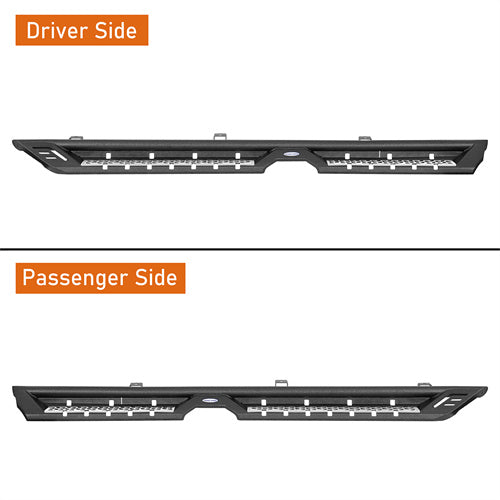 Nerf Side Step Bars Running Boards (20-25 Jeep Gladiator JT) - LandShaker