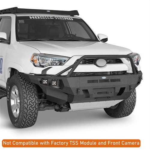 Off Road Full Width Front Bumper w/ LED Spot Lights For 2014-2024 Toyota 4Runner - LandShaker