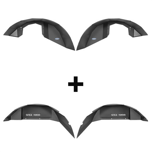 Off-Road Front & Rear Inner Fender Liners For 2021-2024 Ford Bronco (Excluding Raptor) - LandShaker4x4