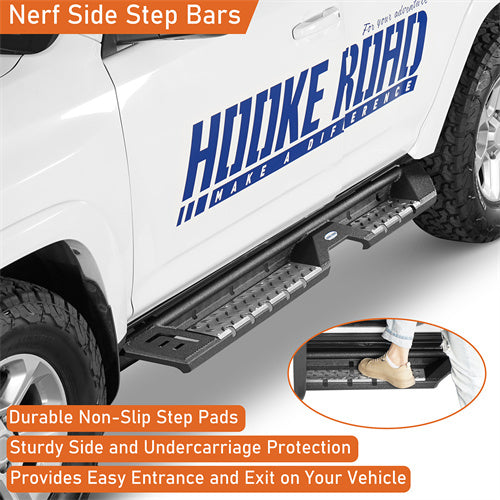 Nerf Side Step Bars For 2010-2024 Toyota 4Runner (Excluding Limited, Nightshade, TRD Sport & 10-13 SR5) - LandShaker4x4