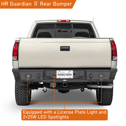 Off Road Rear Bumper For 1988-1998 Chevy C/K 1500 2500 Fleetside - LandShaker