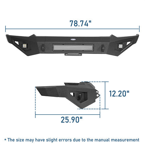 19-24 Ram 1500 Front Bumper (Excluding EcoDiesel, Rebel & TRX, Classic Models) - LandShaker
