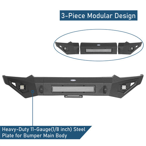 19-24 Ram 1500 Front Bumper (Excluding EcoDiesel, Rebel & TRX, Classic Models) - LandShaker