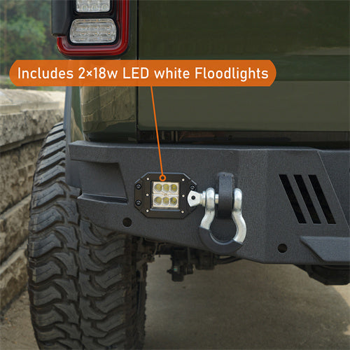 Offroad Rear Bumper (20-25 Jeep Gladiator JT) - LandShaker