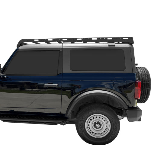 Overland Aluminum Roof Rack  (21-24 Ford Bronco  2-Door Hardtop) - LandShaker