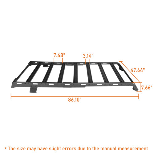 Overland Aluminum Roof Rack  (21-24 Ford Bronco  2-Door Hardtop) - LandShaker