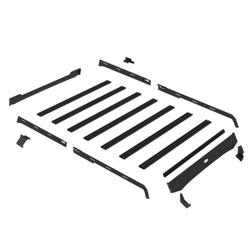 Overland Aluminum Roof Rack  (21-24 Ford Bronco  2-Door Hardtop) - LandShaker