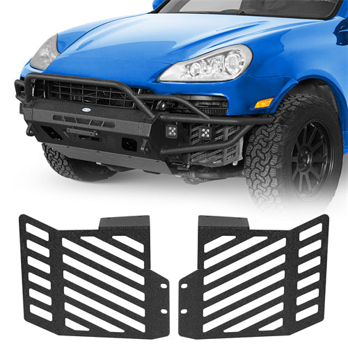 Radiator Guard Protection Plate Kit For 2008-2010 Porsche Cayenne 957 - Landshaker4x4