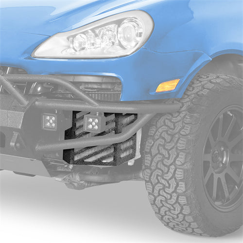 Radiator Guard Protection Plate Kit For 2008-2010 Porsche Cayenne 957 - Landshaker4x4