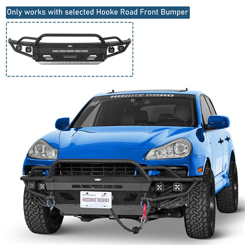 Radiator Guard Protection Plate Kit For 2008-2010 Porsche Cayenne 957 - Landshaker4x4