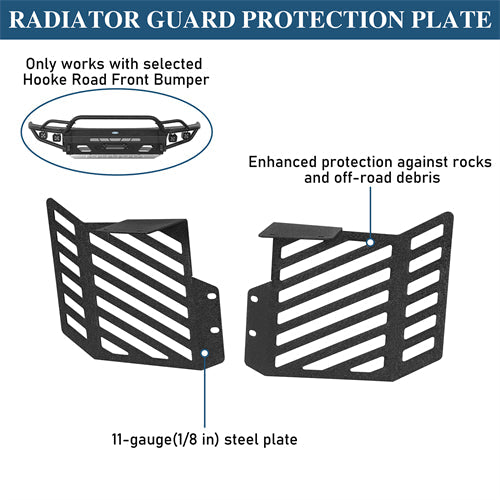 Radiator Guard Protection Plate Kit For 2008-2010 Porsche Cayenne 957 - Landshaker4x4