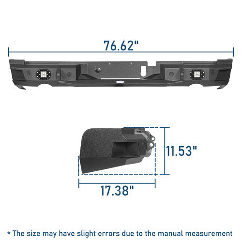 19-25 Ram 1500 Rear Bumper (Excluding 19-25 Ram 1500 Classic Models) - LandShaker