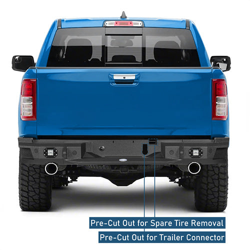19-25 Ram 1500 Rear Bumper (Excluding 19-25 Ram 1500 Classic Models) - LandShaker