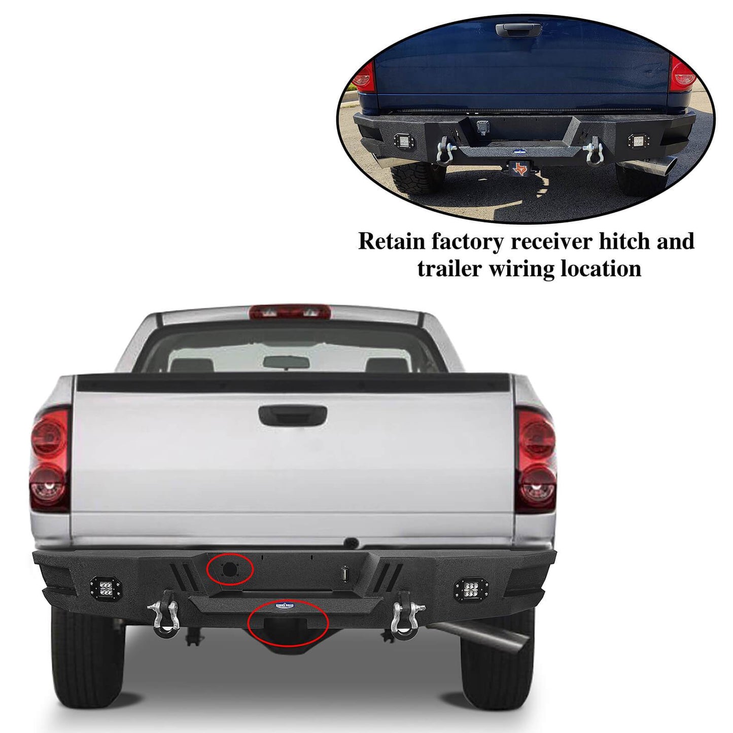 Rear Bumper(02-08 Ram 1500)-LandShaker