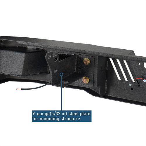 Rear Bumper For 2011-2019 Chevy Silverado 2500HD/3500HD & GMC Sierra 2500HD/3500HD - Landshaker4x4