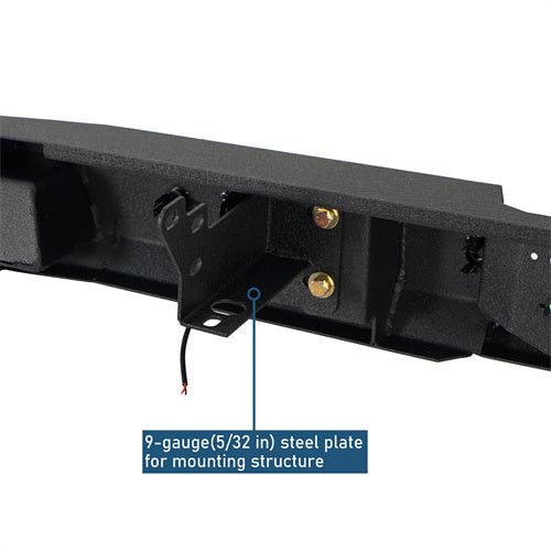 Rear Bumper For 2011-2019 Chevy Silverado 2500HD/3500HD & GMC Sierra 2500HD/3500HD - Landshaker4x4