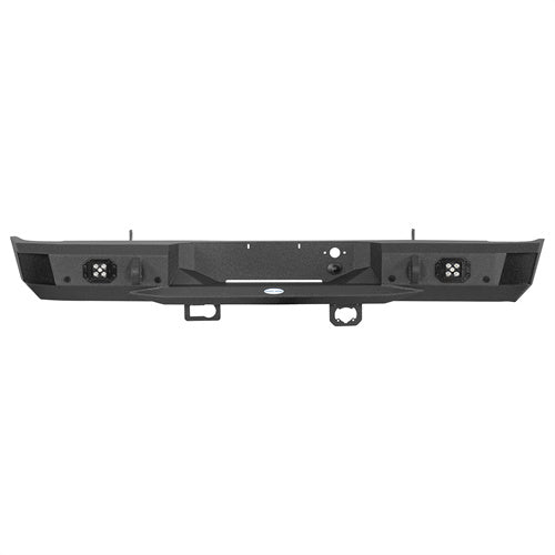 Off-Road Rear Bumper w/ LED spotlights For 2007-2018 Chevy Silverado 1500