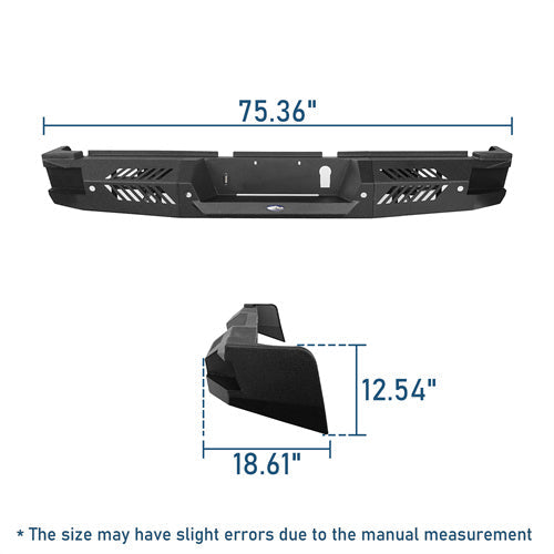 Front Bumper & Rear Bumper(19-24 Dodge Ram 2500)-LandShaker
