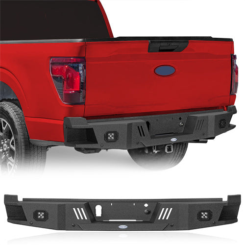 Aftermarket Guardian I Rear Bumper For 2021-2025 Ford F-150(Excluding Raptor & Tremor) - LandShaker