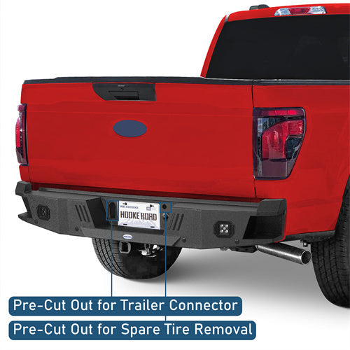 Aftermarket Guardian I Rear Bumper For 2021-2025 Ford F-150(Excluding Raptor & Tremor) - LandShaker
