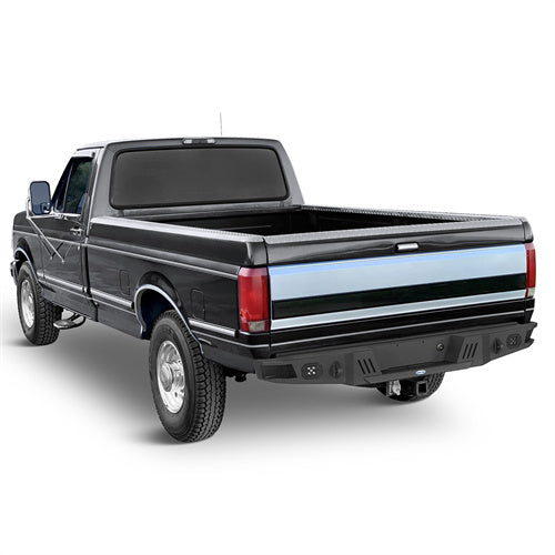 Aftermarket Rear Bumper For 1992-1996 Ford F-150 F-250 F-350 - Landshaker4x4