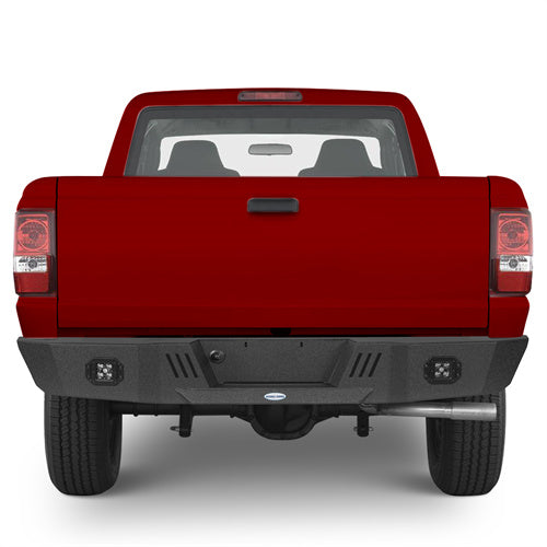Off-Road Rear Bumper w/ LED Spotlights For 1993-2011 Ford Ranger Fleetside - Landshaker4x4