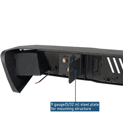 Rear Bumper w/ LED Spotlights For 2007-2018 GMC Sierra 1500 - Landshaker4x4