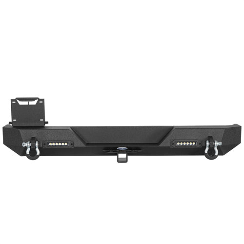 Car Bumper Rear Bumper w/ LED Lights For 1997-2006 Jeep Wrangler TJ - LandShaker4x4