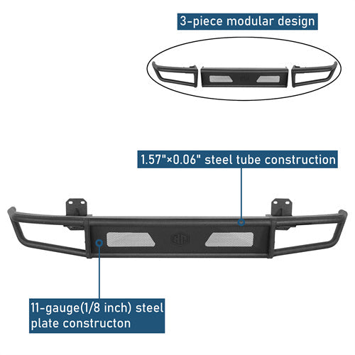 Basion Tube Rear Bumper For 2008-2010 Porsche Cayenne 957 - Landshaker4x4