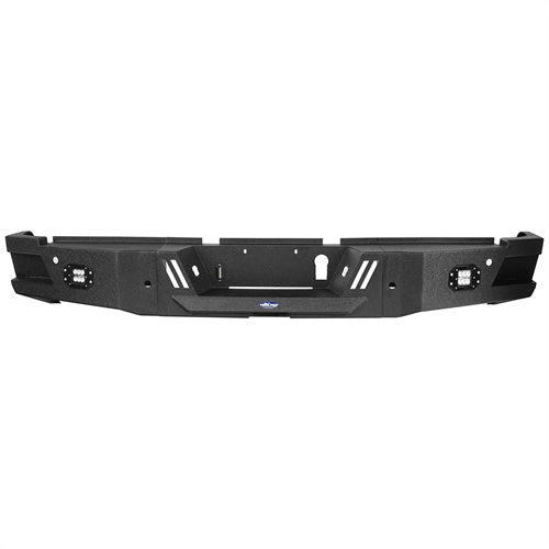 Rear Bumper w/OEM Sensor Holes & LED Floodlights(19-24 Ram 2500)-LandShaker