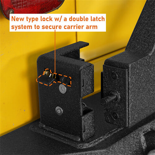 Explorer Rear Bumper w/Tire Carrier For 1987-2006 Jeep Wrangler YJ TJ-LandShaker