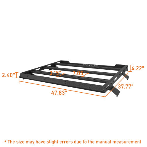 Rear Half Roof Rack (21-24 Ford Bronco 4-Door Hardtop) - LandShaker