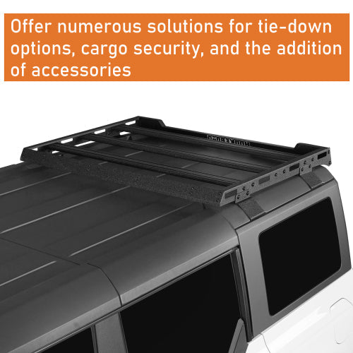 Rear Half Roof Rack (21-24 Ford Bronco 4-Door Hardtop) - LandShaker